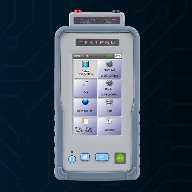 八類線纜認(rèn)證分析儀TESTPRO CV100-K50
